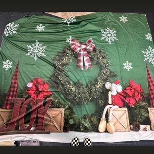 Large Christmas Backdrop